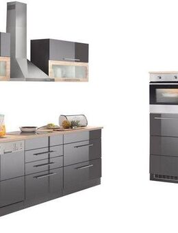 KOCHSTATION Küchenzeile KS-Wien, Breite 440 cm, wahlweise mit E-Geräten und Induktion