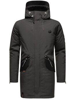 Stone Harbour Wintermantel Ragaan modischer Herren Winterparka mit Teddyfell Futter