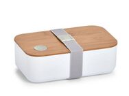 Zeller Present Lunchbox, Bambus, Polyprophylen (PP), Silikon, (1-tlg), moderne Lunchbox