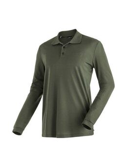 Maier Sports Poloshirt Ulrich L/S Herren Funktionsshirt, langarm Freizeitshirt mit Hemdkragen, Reg. Fit