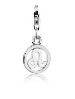 Nenalina Charm-Einhänger Löwe Sternzeichen Anhänger Horoskop 925 Silber