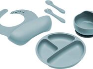 Fillikid Kindergeschirr-Set Silikonset (4-tlg), 1 Personen, Silikon, inkluisve Lätzchen