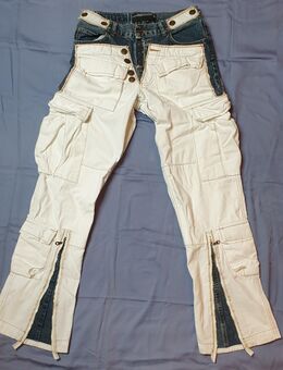 VSCT Jeans Hose Baggy Jeans2befree, GR.S. Blau/Weiß. GAY/L. (FP.= 30€). REDUZIERT= FP= 26€‼️Top Zustand, nur wenig getragen ‼️ - Bühl
