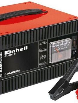 Einhell CC-BC 5 Autobatterie-Ladegerät (5000 mA, 5 A Ladestrom)