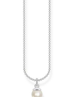 THOMAS SABO Kette mit Anhänger Perle, KE2076-082-14-L45V, mit Süßwasserzuchtperle