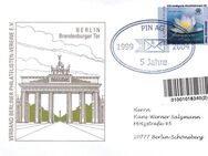 PIN AG: MiNr. 37, 14.06.2004, "5 Jahre PIN AG", Sonderbeleg, Sonderstempel - Brandenburg (Havel)