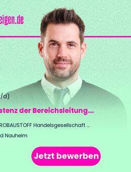 Assistenz der Bereichsleitung (m/w/d) - Bad Nauheim