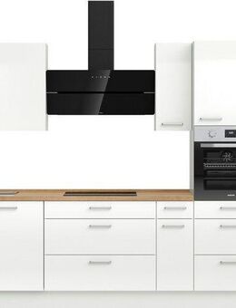nobilia® Küchenzeile "Flash II" mit Hochglanz Fronten, vormontiert, Ausrichtung wählbar, Breite 360 cm, wahlw. mit E-Geräten
