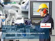 Abteilungsleiter Produktmanagement (m/w/d) - Hemmingen (Baden-Württemberg)