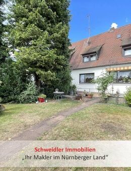 Ein Häuschen mit Seele - charmantes Reihenhaus mit Nebengebäude in ruhiger Lage von Rückersdorf - Rückersdorf (Bayern)
