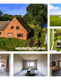Einfamilienhaus im rohbauartigen Zustand mit ca. 3.600 m² Grundstück nahe der Eider - Hamdorf