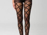 petite fleur gold Feinstrumpfhose 20 DEN mit grafischem Muster