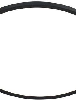 Briloner Leuchten LED Panel 7157415 SLIM, LED fest integriert, Neutralweiß, Deckenlampe, 42x2,9cm, Schwarz, 22W, Wohnzimmer, Schlafzimmer, Küche