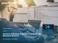 (Senior) Software Engineer Frontend oder Backend (d/w/m) - Frankfurt (Main)