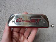 Chrometta 8 Mundharmonika silber weinrot M. Hohner Made in Germany - Niddatal