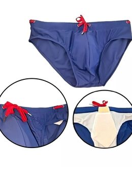 Herren Badehose mit Abnehmbare 3D Pads vorne Dunkelblau Badeslip Polster S M L XL 29,90€* - Villingen-Schwenningen
