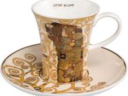 Goebel Espressotasse Die Erfüllung, Fine China-Porzellan, von Gustav Klimt