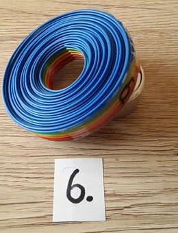 Nr. 6: 6-poliges Flachbandkabel, farbig, L = 5 m, A = 0,22 mm² für 500V /1,4A - Lemgo