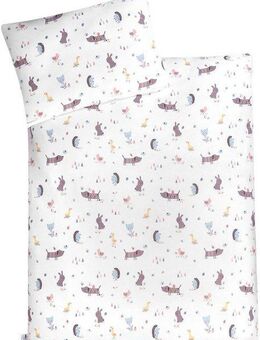 Julius Zöllner Kinderbettwäsche Crazy Animals, Jersey, 2 teilig, mit unterschiedlichen Tieren