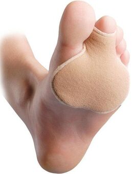 Fußgut Fussballenpolster Vorfuß Ballenpolster Supersoft, Packung 4-tlg., 2 x 1 Paar, Optimale Druckverteilung, Vorfußpolster, schützt vor Reibung und Druck