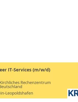 Sales Engineer IT-Services (m/w/d) - Eggenstein-Leopoldshafen