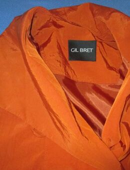NEU mit ETIKETT * Edel * seidig * Allround * Trench Coat * Long- Jacke "GIL BRET" Gr. 40- 42/ M * Oversize * terra-cotta * mandarin * - Riedlingen