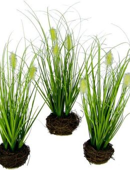 Kunstgras Künstliches Gras 'Fuchsschwanz', I.GE.A., Höhe 26 cm, Im Reisig-Nest, 3er Set