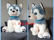 ♥ Stofftier neuwertig großer Husky Hund XXL 90 cm Kuscheltier Kindergarten Stoffhund,Spielzeug Weihnachten - Hamburg