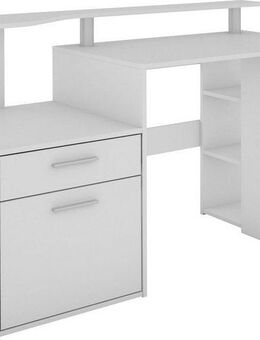 byLIVING Schreibtisch Louise, Breite 140 cm, Regal-Schreibtisch mit viel Stauraum