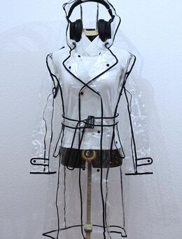 Regenmantel, Trenchcoat-Design, durchsichtig, Größe S/M ✮NEU✮ - Dresden