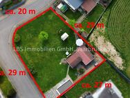 Baugrundstück in Losheim, Ortsteil Niederlosheim - 745 m² - Eckgrundstück mit Garage und Gartenhaus - Losheim (See)