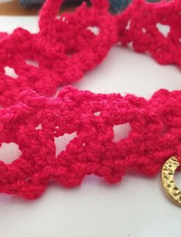 Zarte, handgefertigte rote Halskette /Neu - Hamburg Hamburg-Nord