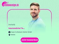 Saunawärter*in (m/w/d) - Herten