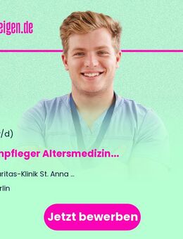 Altenpfleger (m/w/d) Altersmedizin - Berlin