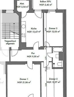 Kapitalanlage im Herzen von Erfurt - Vermietet 3-Zimmerwohnung in der Johannesvorstadt - Erfurt