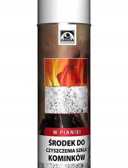 HANSA® Starker Reinigungsschaum für Kamin- und Ofenglas – 500 ml - Ingolstadt