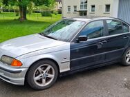 Schwarzer/Silberner BMW E46 Limousine (BJ: 2000) + NEU TÜV BIS 2026 - Tuttlingen