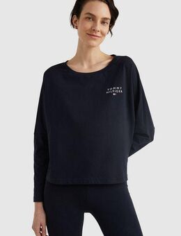 Tommy Hilfiger Underwear Langarmshirt LONG SLEEVE T-SHIRT mit interessanten Ärmeldetails und Tommy Hilfiger Markenlabel