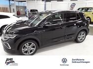 VW T-Cross, 1.5 TSI R-Line NaviPro LMR in schwarz "BeatsAudio" IQ Light LE, Jahr 2024 - Gotha