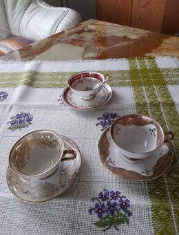 Mokkatassen mit Untertassen - Lübeck