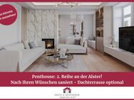 Penthouse: 2. Reihe an der Alster! Nach Ihren Wünschen saniert - Dachterrasse optional - Hamburg