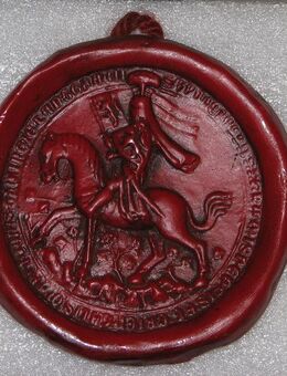 Siegel Friedrich der Freidige (1257-1323)aus Wachs - Spraitbach