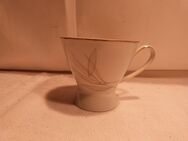 Kaffeetasse / Mokkatasse Rosenthal Porzellan Form 2000 Dekor Gräser Goldrand - Zeuthen