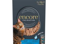 Sparpaket Encore Cat Pouch in Brühe 10 x 50 g - Fisch-Auswahl (3 Sorten)