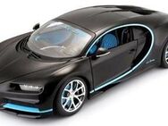 Maisto® Sammlerauto Bugatti Chiron, 1:24, schwarz, Maßstab 1:24, aus Metallspritzguss