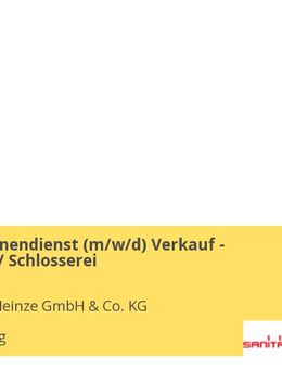 Vertriebsinnendienst (m/w/d) Verkauf - Spenglerei / Schlosserei - Straubing