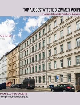 hochwertig sanierte 3-Zimmerwohnung mit Balkon im Trendviertel Reudnitz - urban & lebendig - Leipzig