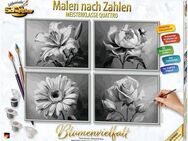 Schipper Malen nach Zahlen Meisterklasse Quattro, Blumenvielfalt, Made in Germany