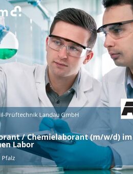 Physiklaborant / Chemielaborant (m/w/d) im analytischen Labor - Landau (Pfalz)