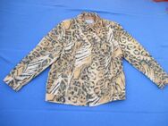 NEU * Ausgefallen * seidig * Animal- Style * Leo * Tiger * Print * Kurz * Jacke "delmod" Gr. 40- 42/ M * cremè- beige * gelb- gold * schwarz * - Riedlingen